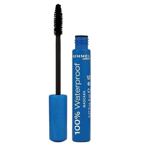 Rimmel 100% Waterproof Mascara in 001 Black open