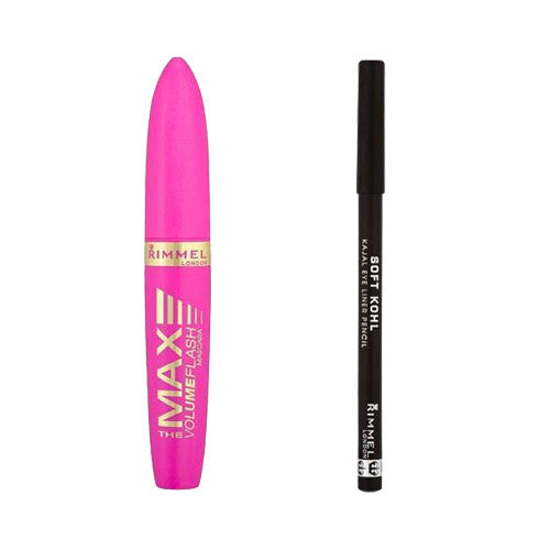  Rimmel The Max Volume Flash Mascara and Kajal Eye Pencil