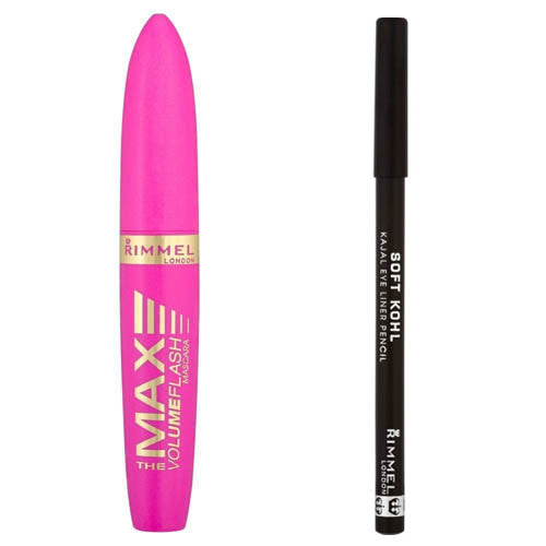  Rimmel The Max Volume Flash Mascara and Kajal Eye Pencil