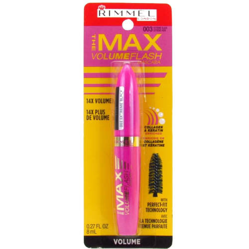 Rimmel The Max Volume Flash Mascara 003 Extreme Black retail - GlamDeals