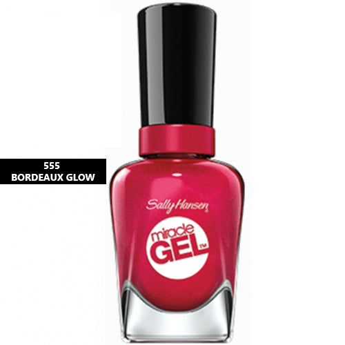 Sally Hansen Miracle Gel Nail Polish 555 Bordeaux Glow 14.7ml